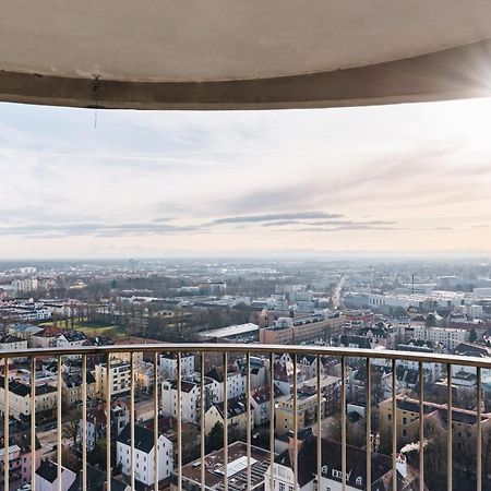 Great City View I 26 Floor I Netflix And Boxspringbed اوغسبورغ المظهر الخارجي الصورة