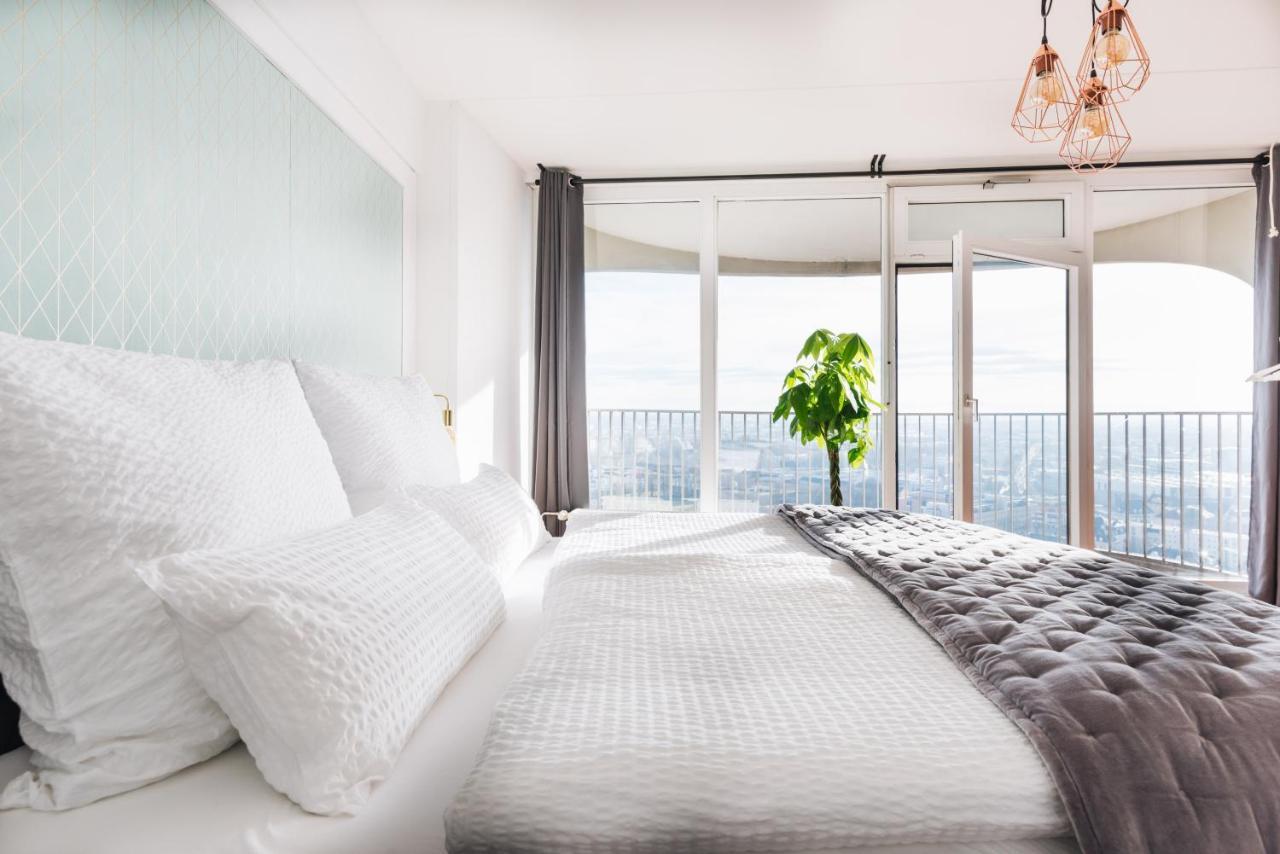 Great City View I 26 Floor I Netflix And Boxspringbed اوغسبورغ المظهر الخارجي الصورة