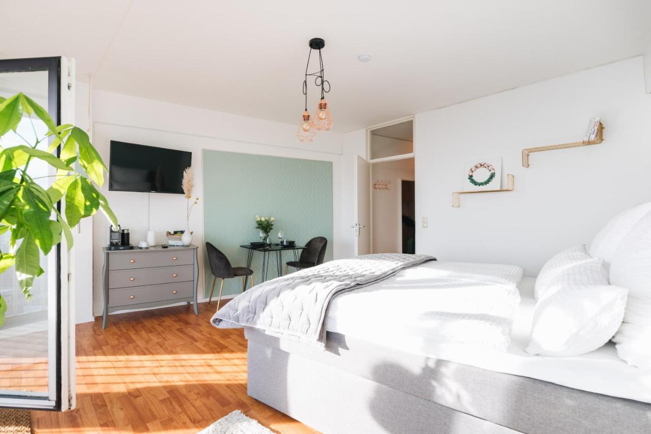 Great City View I 26 Floor I Netflix And Boxspringbed اوغسبورغ المظهر الخارجي الصورة
